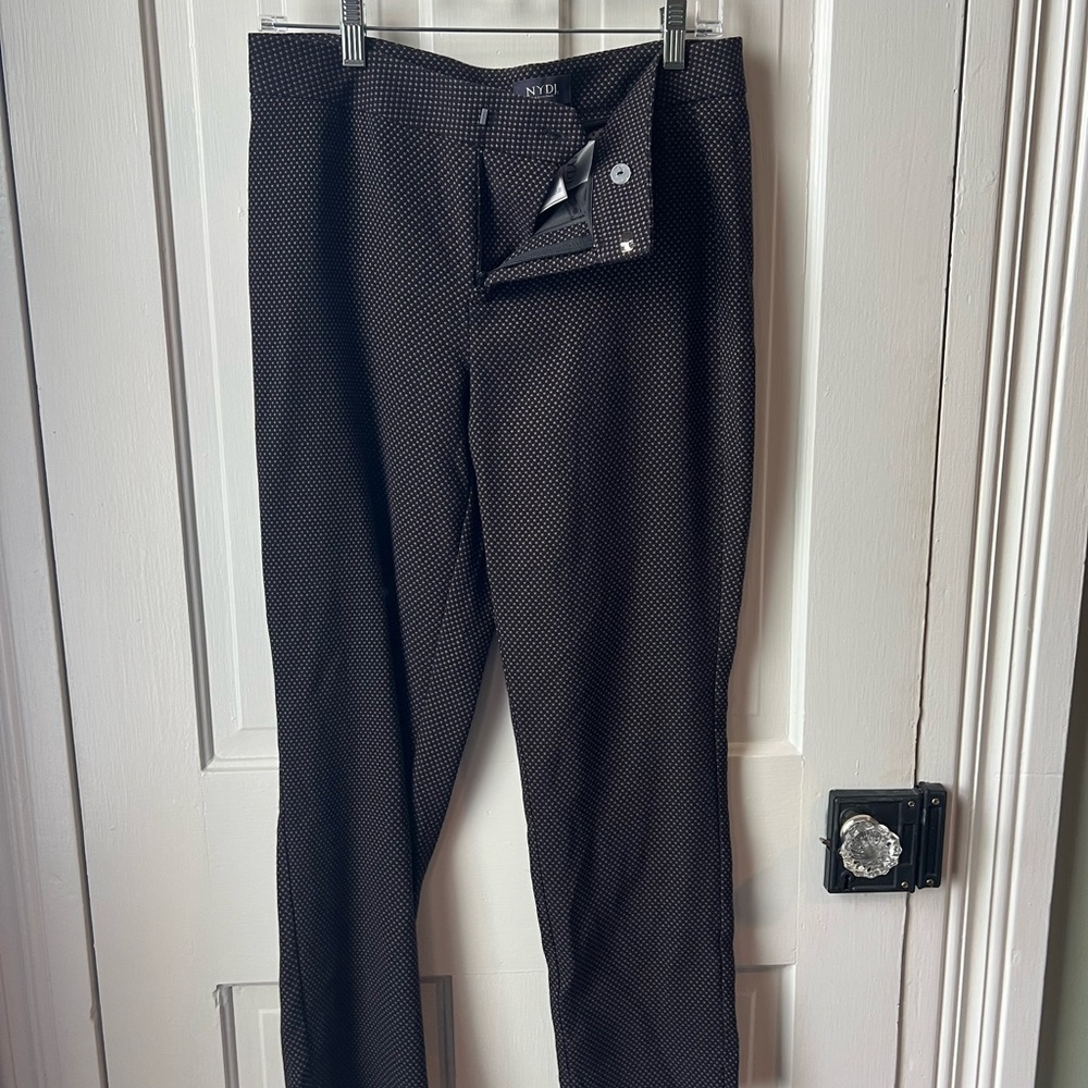 NYDJ Microdot Black Trousers
